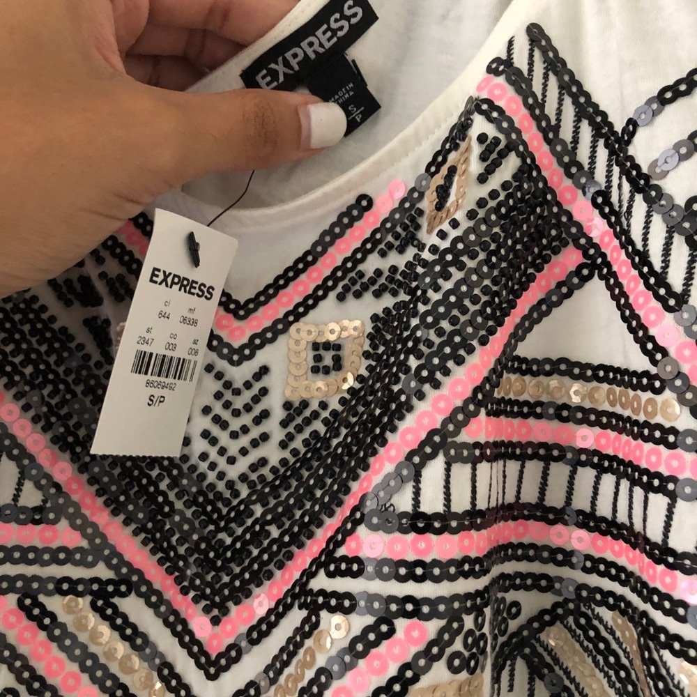 Express sequined top ✨